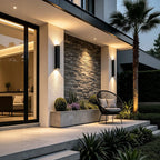 Outdoor up down Wall Lights Square Minimalist Waterproof Lamp