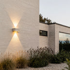 Outdoor up and down Wall Lights Modern Minimalist Travertine Light