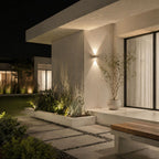Outdoor up and down Wall Lights Modern Minimalist Travertine Light