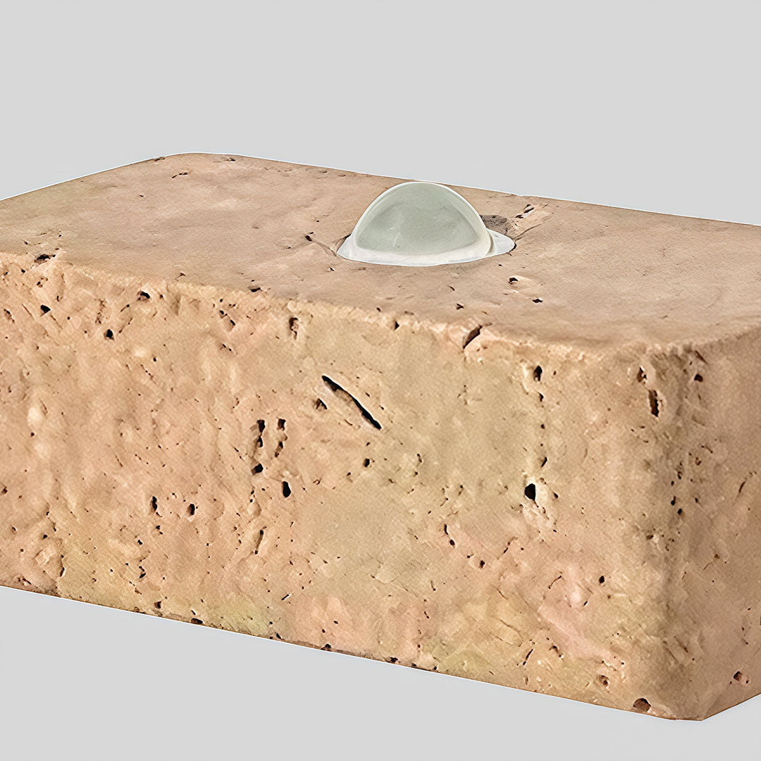 Outdoor up and down Wall Lights Modern Minimalist Travertine Light