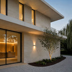 Outdoor up and down Wall Lights Modern Minimalist Travertine Light