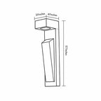 Modern Outdoor Wall Light Minimalist Cement Light
