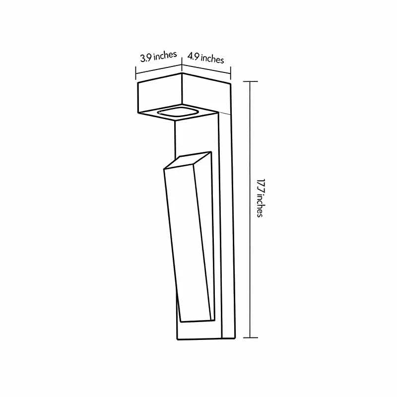Modern Outdoor Wall Light Minimalist Cement Light