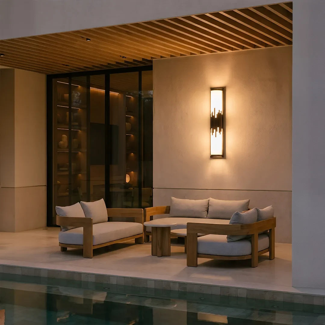 Outdoor Lighting Wall Sconce Modern Luxury Waterproof LED Light