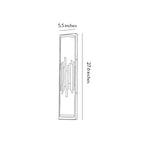 Outdoor Lighting Wall Sconce Modern Luxury Waterproof LED Light