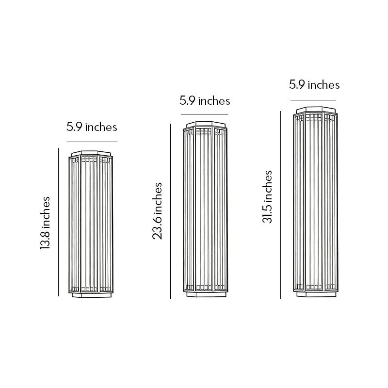 Modern Outdoor Wall Light Waterproof LED Decorative Lights