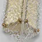 Gold Outdoor Wall Lights Luxury Waterproof LED Art Light