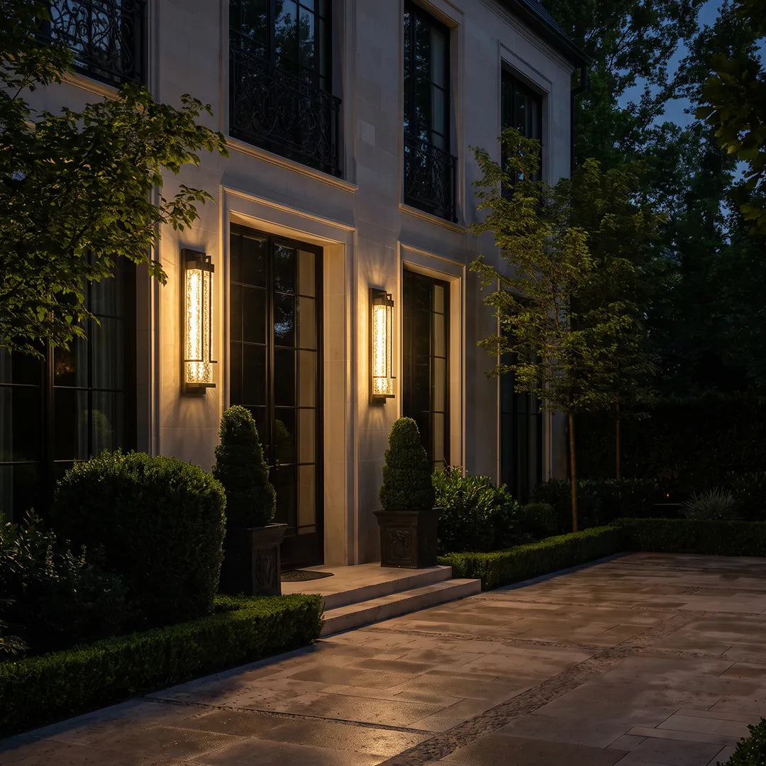 LED Outdoor Sconce Lights Modern Luxury Waterproof Acrylic Light