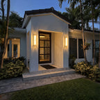 Gold Outdoor Wall Lights Luxury Waterproof LED Art Light