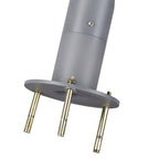 Solar Pillar Lights Circular Dual Motion Sensor LED Light