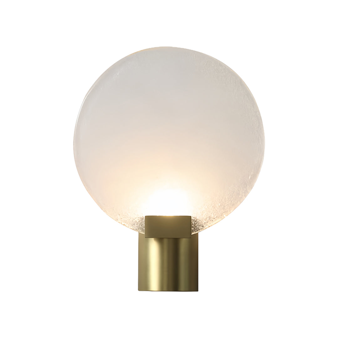 Round Wall Light Lightweight Luxury Glass Wall Lamp