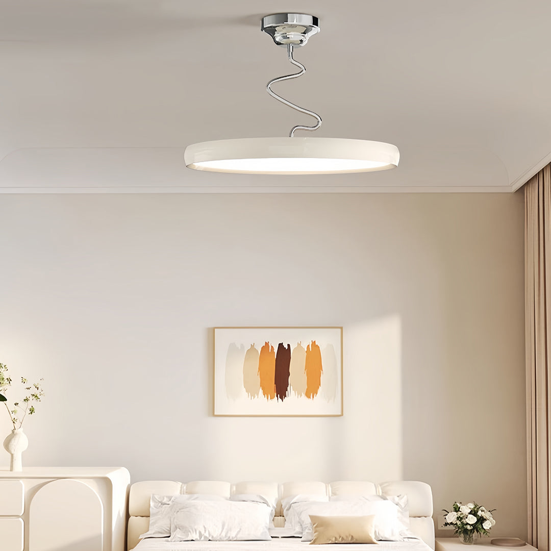 Modern Semi Flush Mount Ceiling Light Twisted Full-Spectrum Light