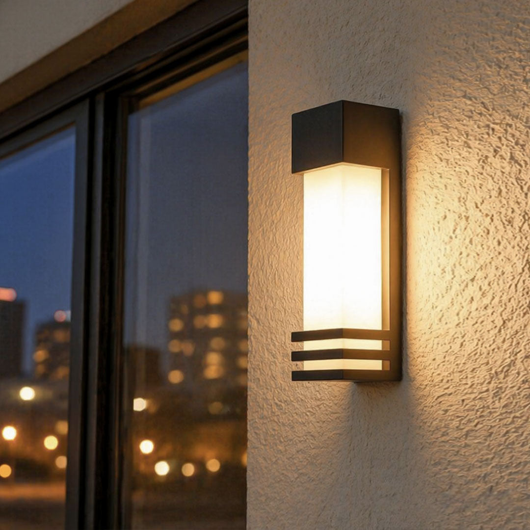 Solar Wall Mount Lights Outdoor Waterproof Garden Light