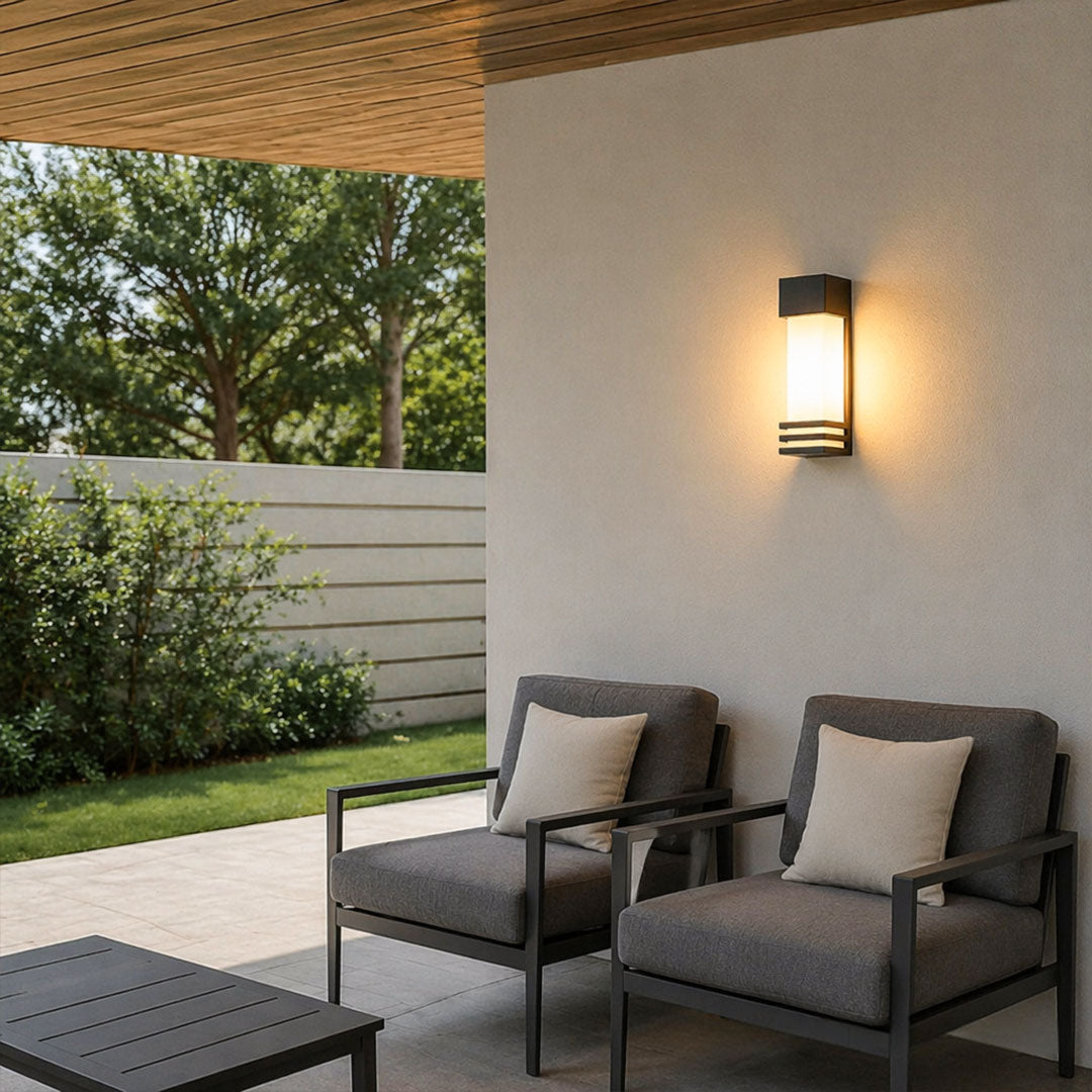Solar Wall Mount Lights Outdoor Waterproof Garden Light