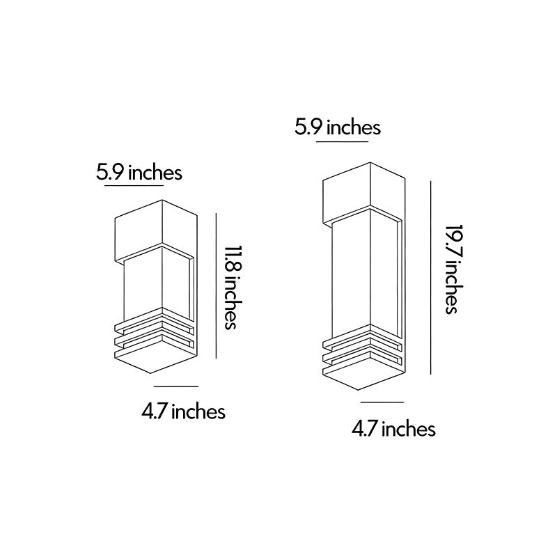 Solar Wall Mount Lights Outdoor Waterproof Garden Light