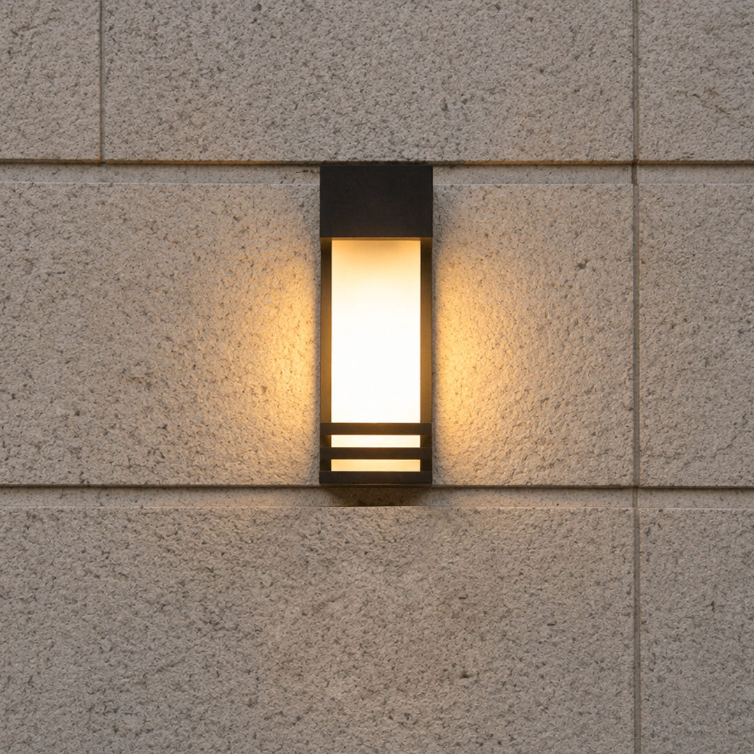 Solar Wall Mount Lights Outdoor Waterproof Garden Light