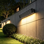 Solar Wall Outdoor Lights Modern Aluminum Washer Lights