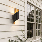 Modern Spiral Wall Light Dual-Sided Lighting LED Waterproof Light