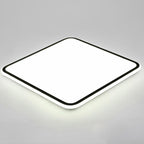 Modern Square LED Ceiling Light Minimalist Black-Framed Light