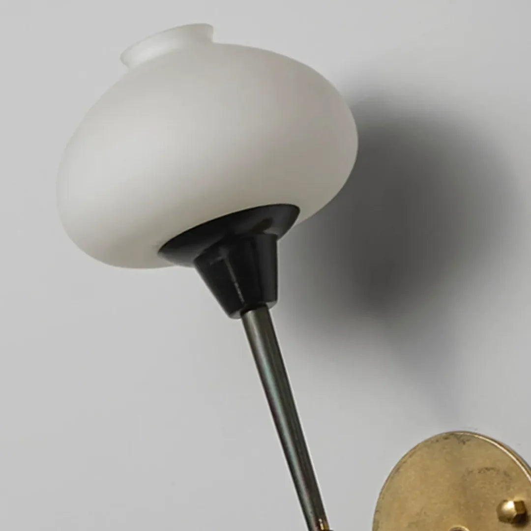 Modern Wall Light Fixture Torch Glass Ambient Wall Sconce