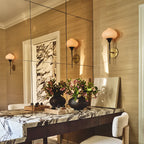 Modern Wall Light Fixture Torch Glass Ambient Wall Sconce
