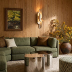 Modern Wall Light Fixtures Luxury Layered Marble Light