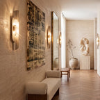 Modern Wall Light Fixtures Luxury Layered Marble Light