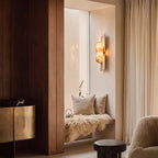 Modern Wall Light Fixtures Luxury Layered Marble Light