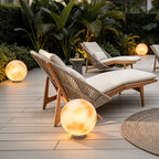 [Open-Box]Moon-Shaped Stone Pillar Light Outdoor Decorative Light
