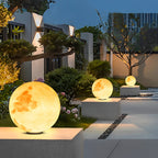 [Open-Box]Moon-Shaped Outdoor Pier-Mount Pillar Accent Post Light