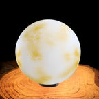 [Open-Box]Moon-Shaped Outdoor Pier-Mount Pillar Accent Post Light