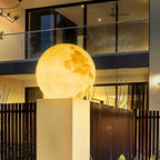 [Open-Box]Moon-Shaped Stone Pillar Light Outdoor Decorative Light