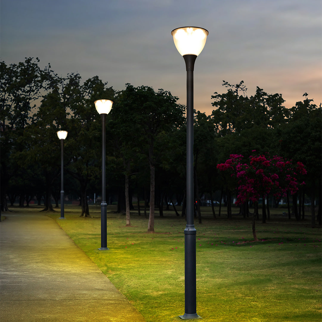 Outdoor Posts For Lights Modern Minimalist Style