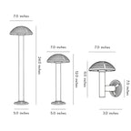 Mushroom Landscape Lights Waterproof Modern Style Lights