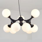 Modern Globe Sputnik Chandelier Bubble Chandelier 9 Bulbs