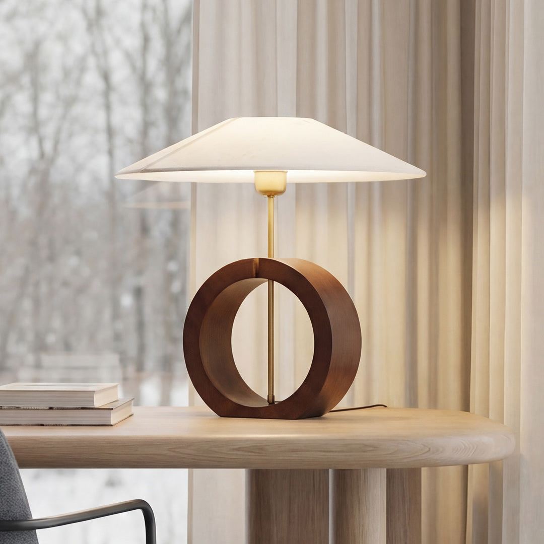 Natural Wood Table Lamp Nordic Minimalist Luxury Creative Lamp