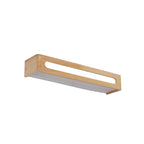 Rectangular Wood Waterproof LED Nordic Wall Lamp Mirror Light Sconces