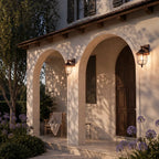 Nautical Wall Sconce Wrought Iron Glass Outdoor Light