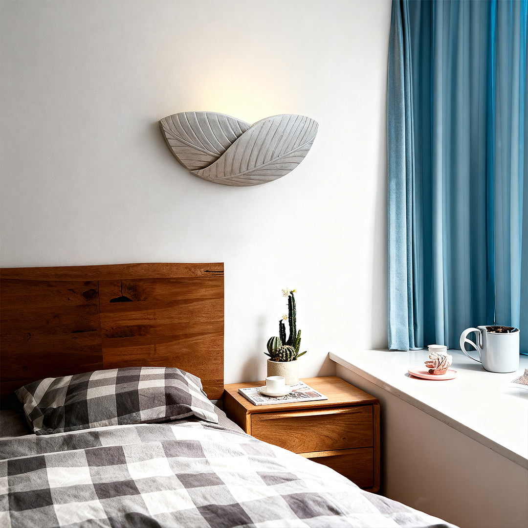 Night Wall Light Cement Up Lighting Minimalist Cement Body Lamp