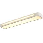 Black/White Rectangular LED Flush Mount Ceiling Lighting