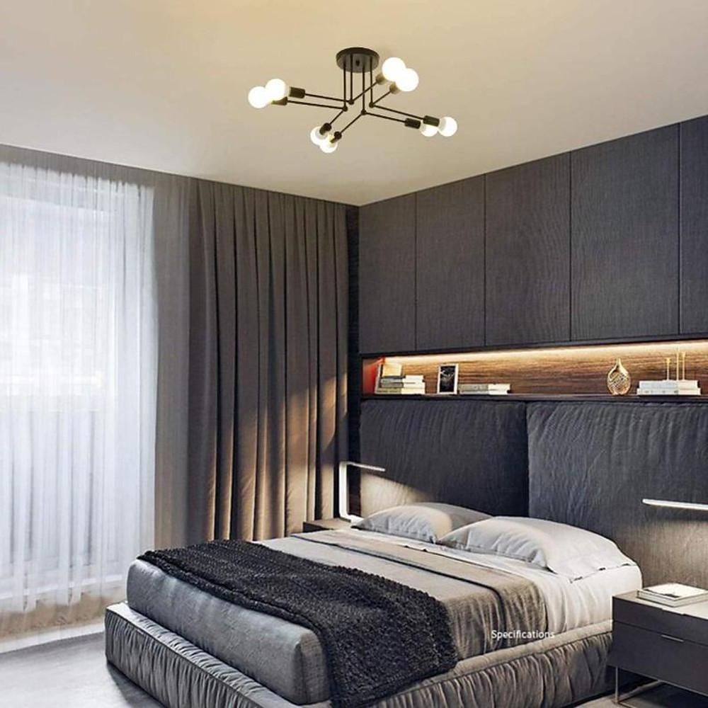 8-light LED Modern Sputnik Chandelier Ceiling Lights Pendant Lighting