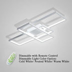 Display Of Rectangles Abstract LED Flush Mount Ceiling Lights