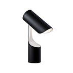 Nordic Black LED Desk Lamp with Adjustable Cylinder Design for Home Office