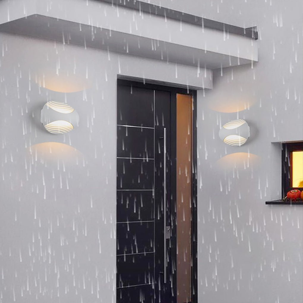 Nordic Minimalist Creative Waterproof LED Background Wall Sconces