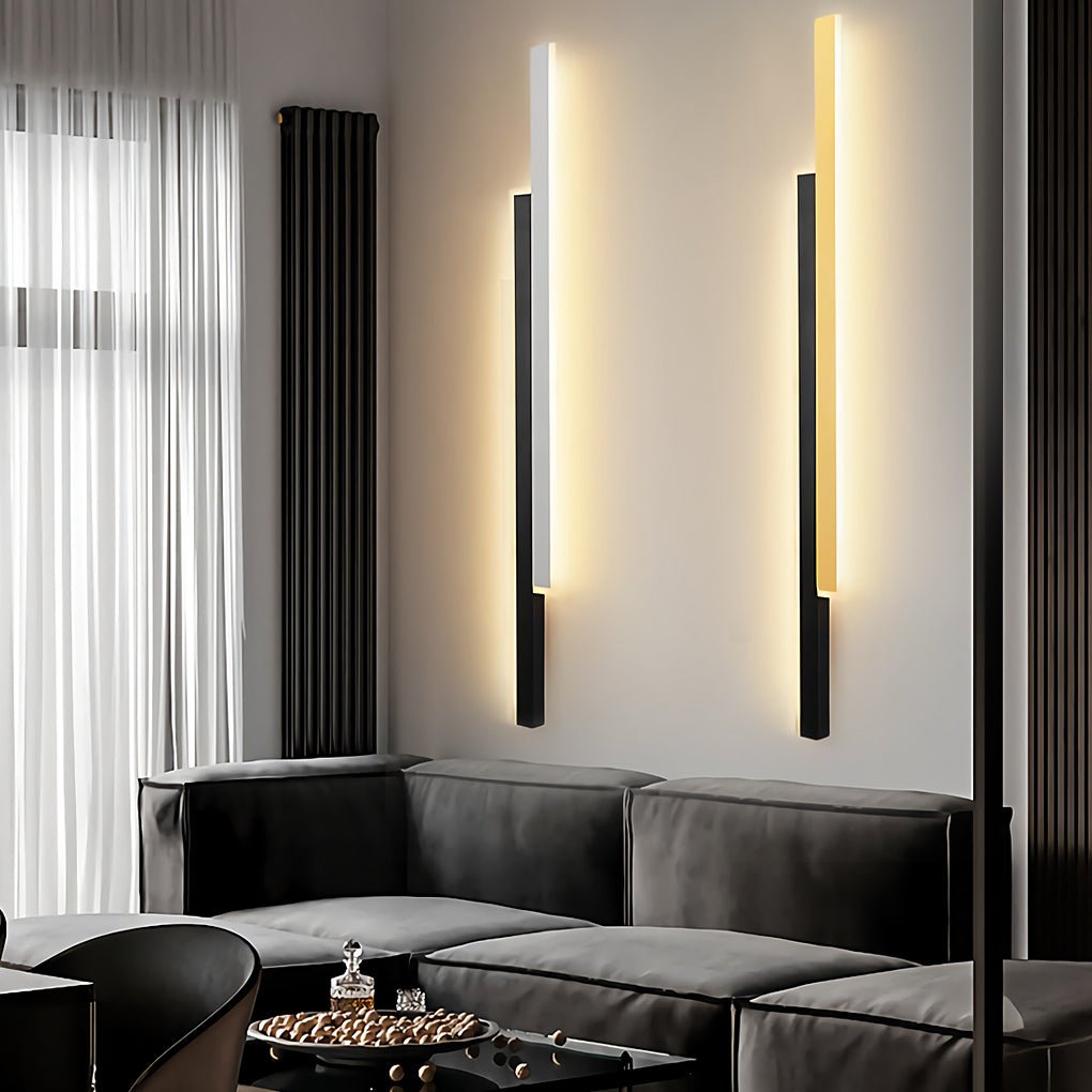 Vertical Wall Light Nordic Minimalist Dual-Strip LED Lamp