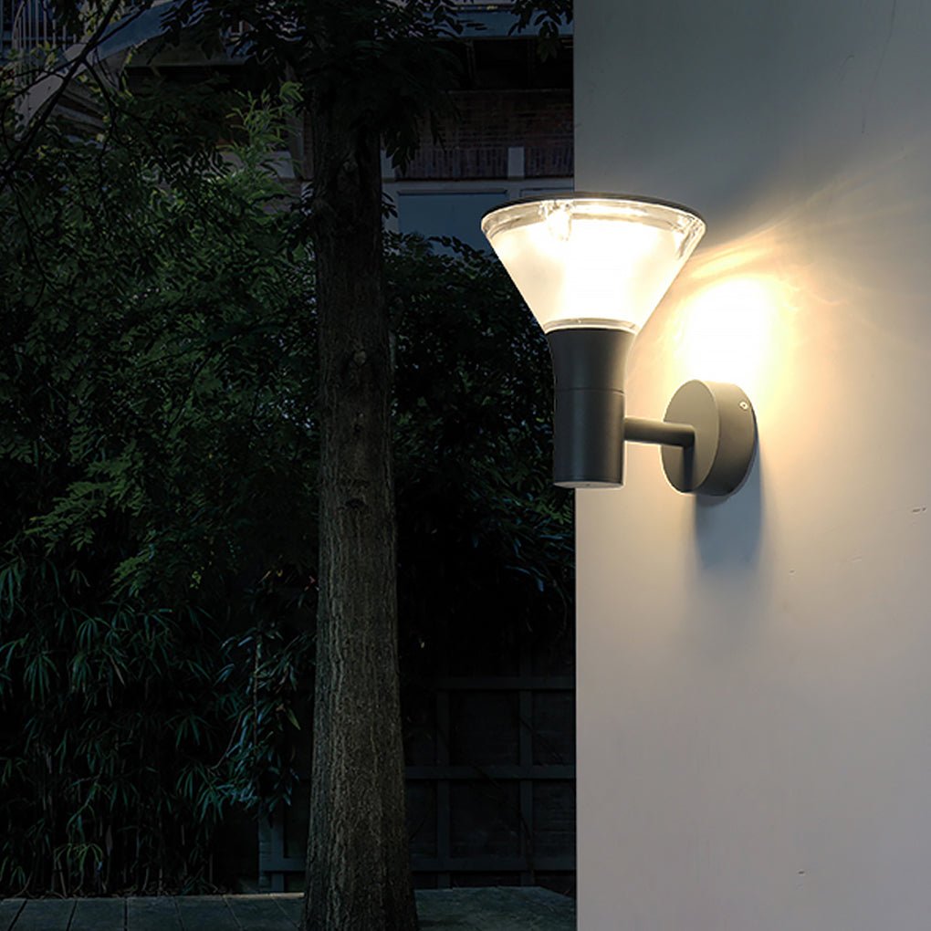 Versatile Round LED Nordic Outdoor Lighting - Wall or Post Lighting