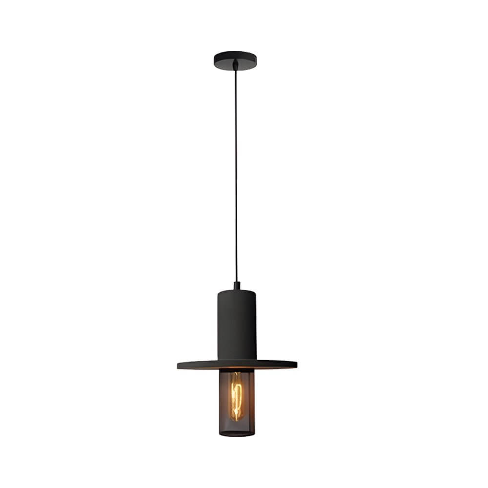 Nordic Minimalist Retro Industrial Cement & Mesh LED Pendant Light
