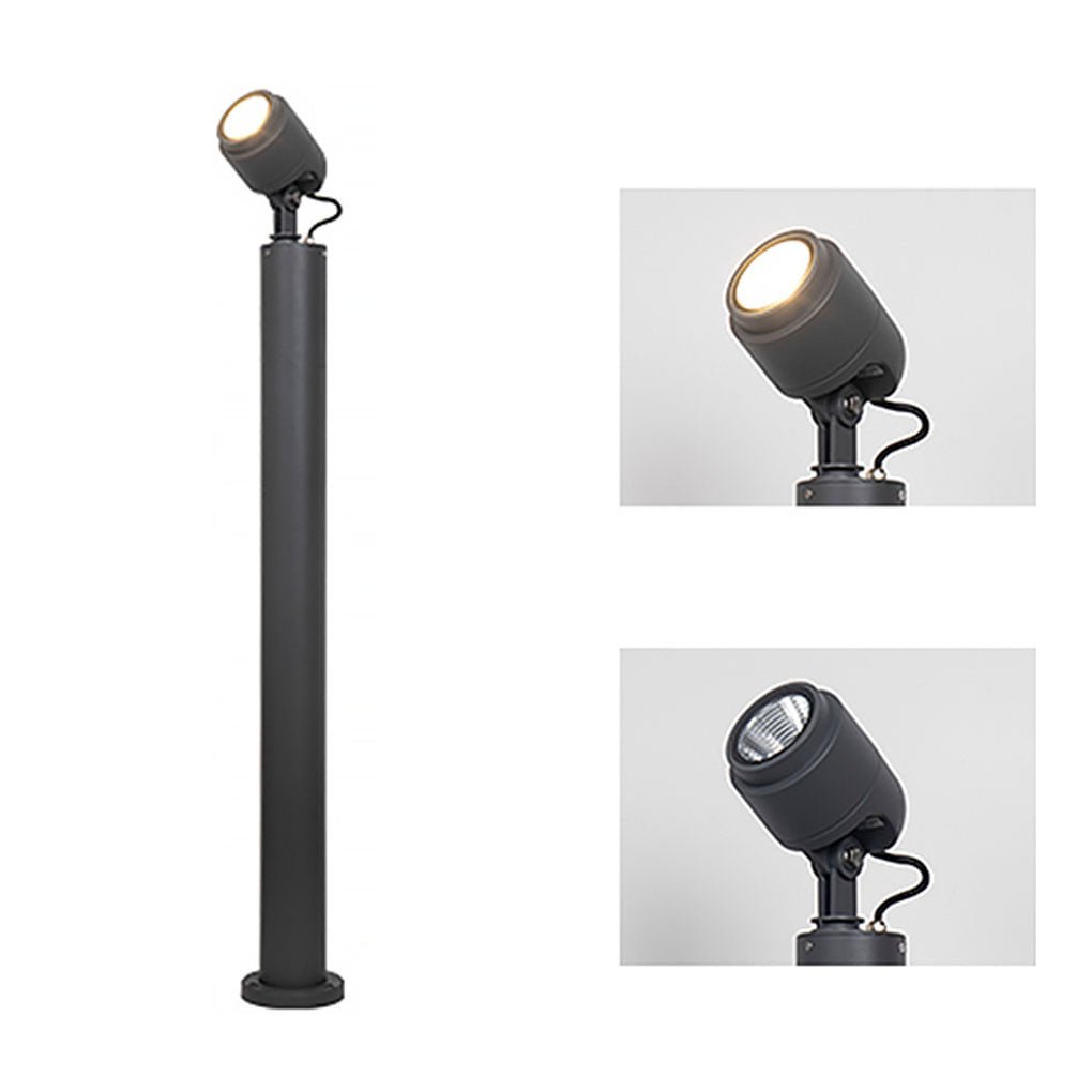 Nordic Minimalist Waterproof LED Spotlight on Post for Gardens