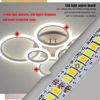 Circles Aluminum Acrylic Flush Mount Lighting LED Ceiling Lights