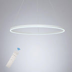 Geometric Slimline Circular Chandeliers Entry Light Dimmable Ceiling Light